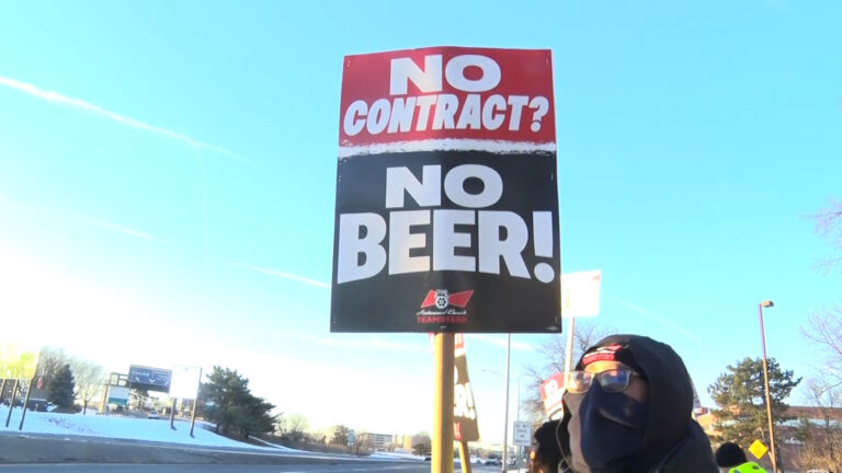 Anheuser-Busch workers hold ‘practice protest’ at Newark brewery