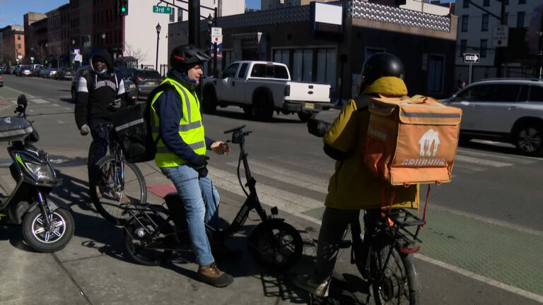 Hoboken councilman takes to the streets as e-delivery rider