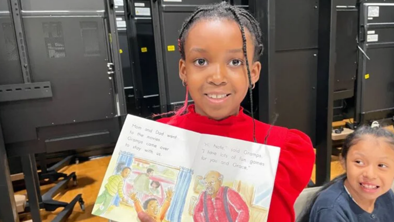 A Trenton nonprofit is helping elementary school students improve their reading skills
