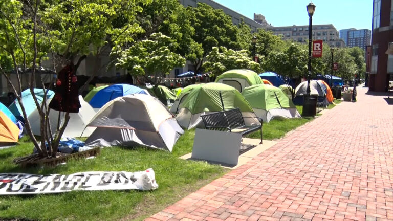 Rutgers-Newark students stand firm with protest encampment