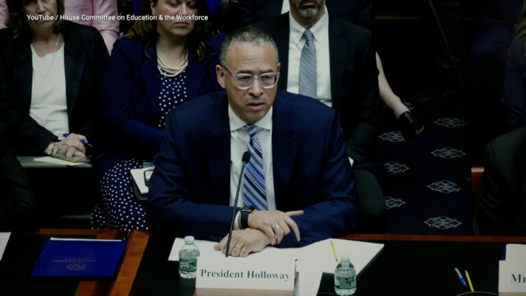 Rutgers president on the congressional hot seat