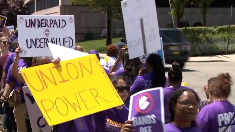 Clara Maass nurses claim unfair labor practices by hospital management