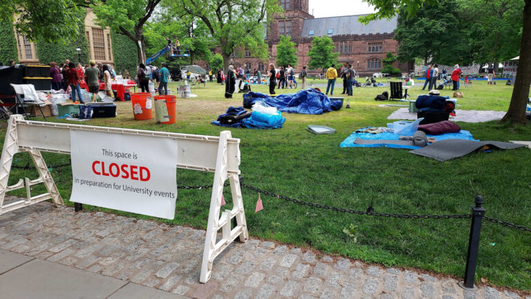 Princeton University president orders protesters to end encampment