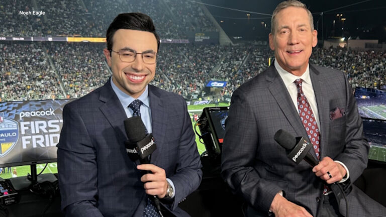 Noah Eagle: From high school announcements to NFL Brazil broadcast
