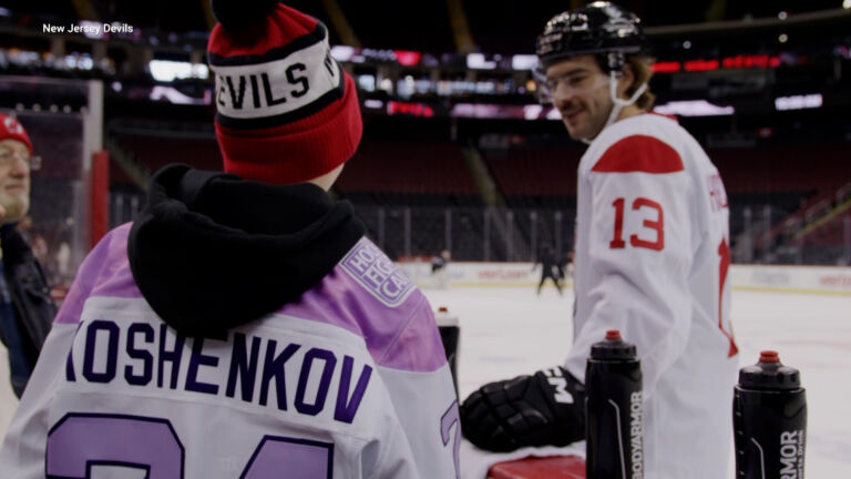 NJ Devils honor 12-year-old fighting cancer with one-day contract