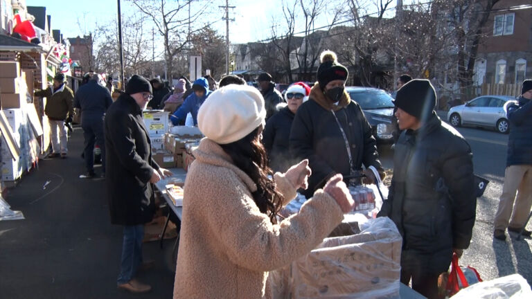 Free food distribution means a lot in Camden