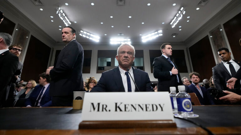 Kennedy pressed in testy confirmation hearing