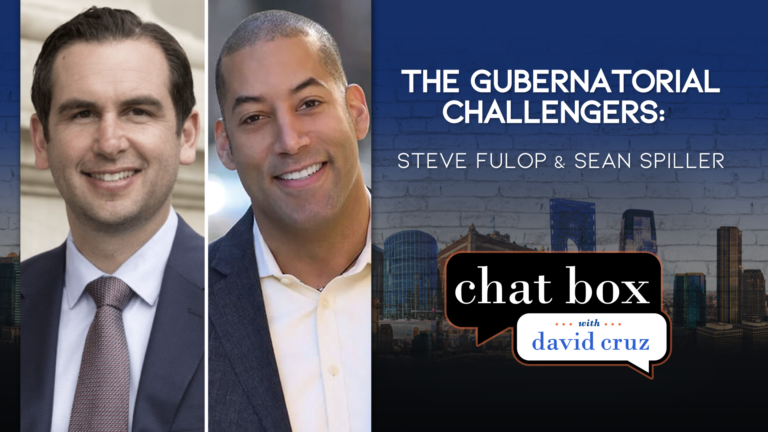 Gubernatorial candidates Steve Fulop, Sean Spiller | Chat Box