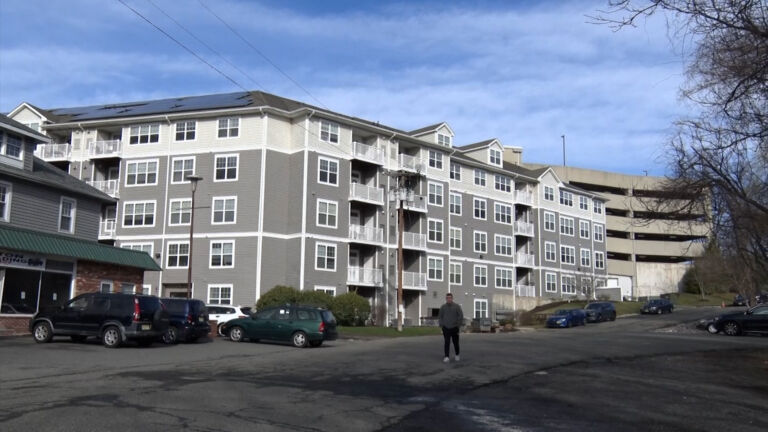 Apartment building residents raise safety issues after I-80 sinkholes