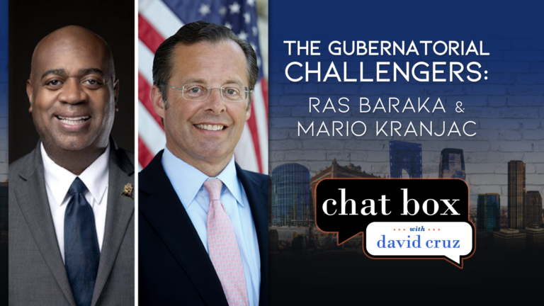 Gubernatorial candidates Ras Baraka, Mario Kranjac | Chat Box