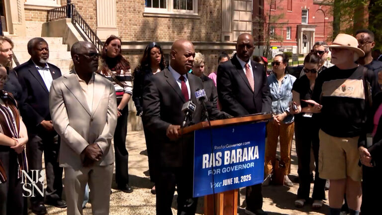 Baraka takes on Sherrill and the Democratic bosses who back her