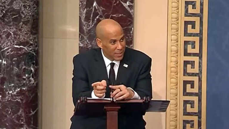 Booker’s record speech: Facts and figures