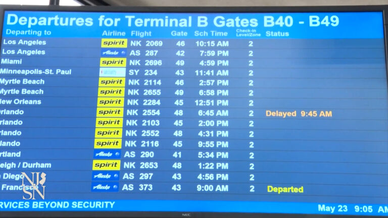 Delays continue to plague Newark airport before holiday weekend