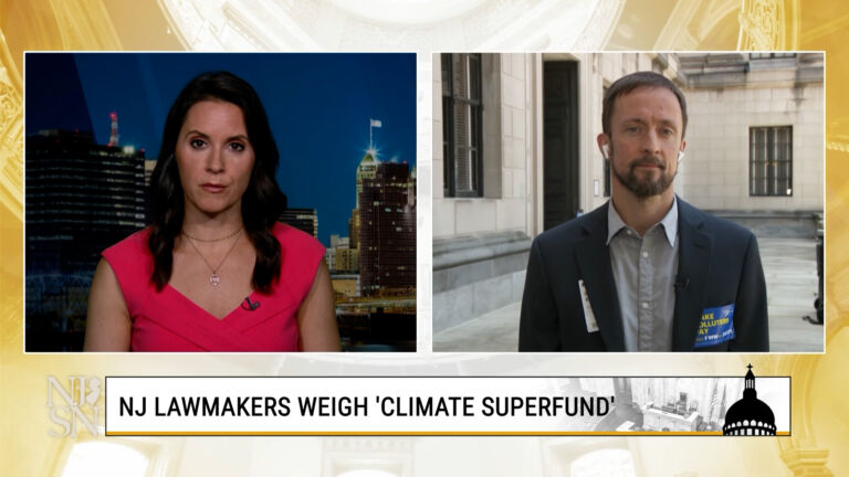 Environmentalists rally for the Climate Superfund Act