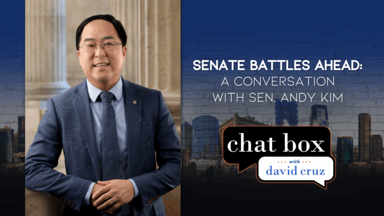 Sen. Andy Kim on federal budget, Delaney Hall | Chat Box
