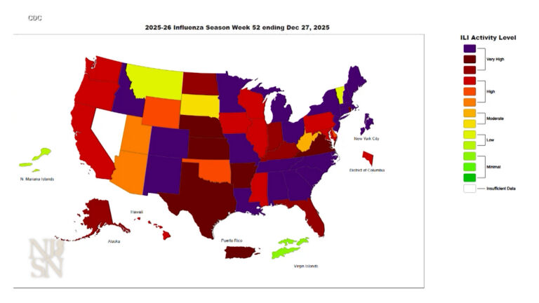 NJ ranks among states with nation’s highest flu rate