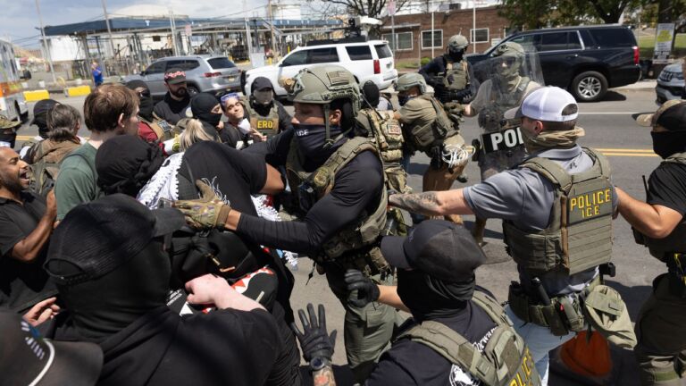 Conflicting reports amid ‘one big scuffle’ outside Delaney Hall