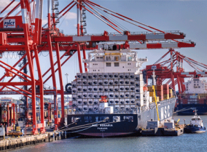 Longshoremen walked off the job at area ports Friday. - (FILE PHOTO)