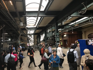 An NJ Transit train crashed into Hoboken Station. Photo courtesy of David Richman.